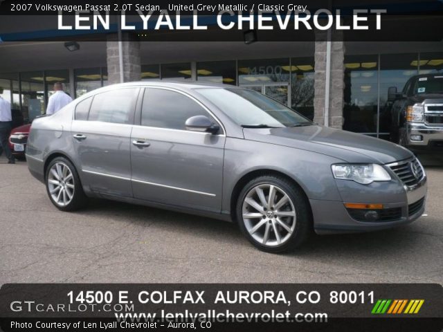 2007 Volkswagen Passat 2.0T Sedan in United Grey Metallic