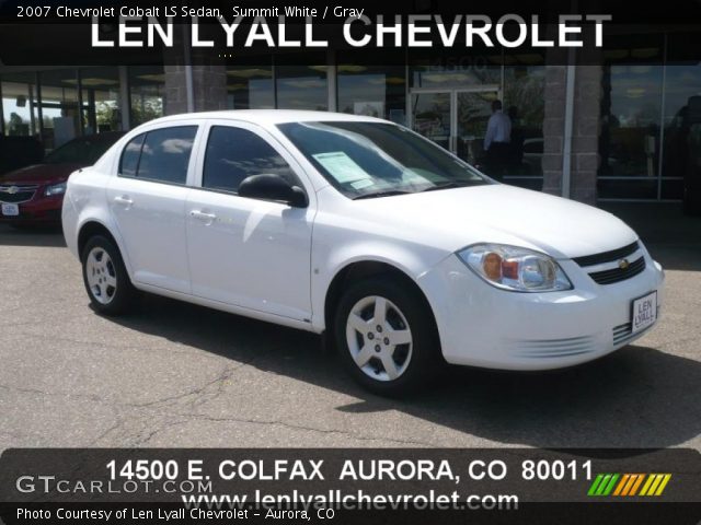 2007 Chevrolet Cobalt LS Sedan in Summit White