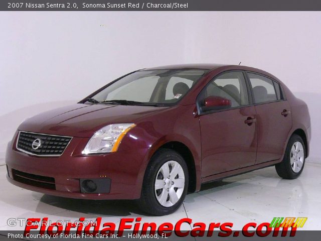 2007 Nissan Sentra 2.0 in Sonoma Sunset Red