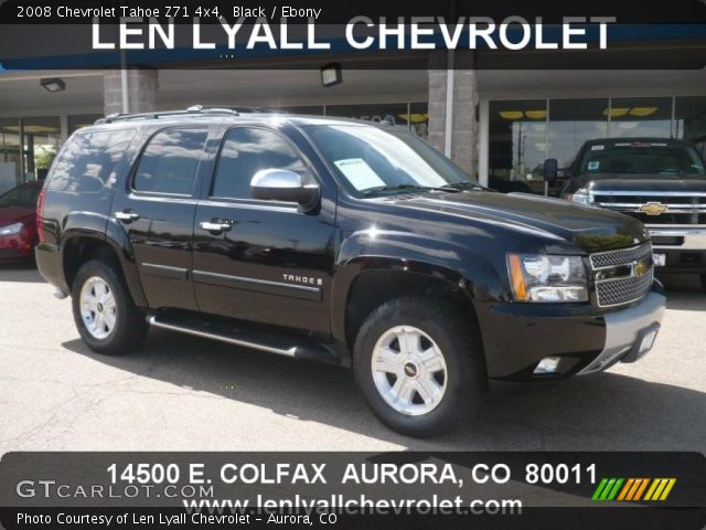 2008 Chevrolet Tahoe Z71 4x4 in Black