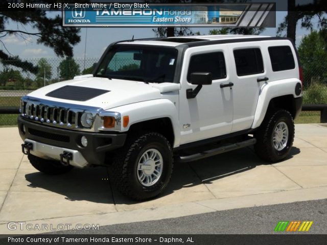 2008 Hummer H3 X in Birch White