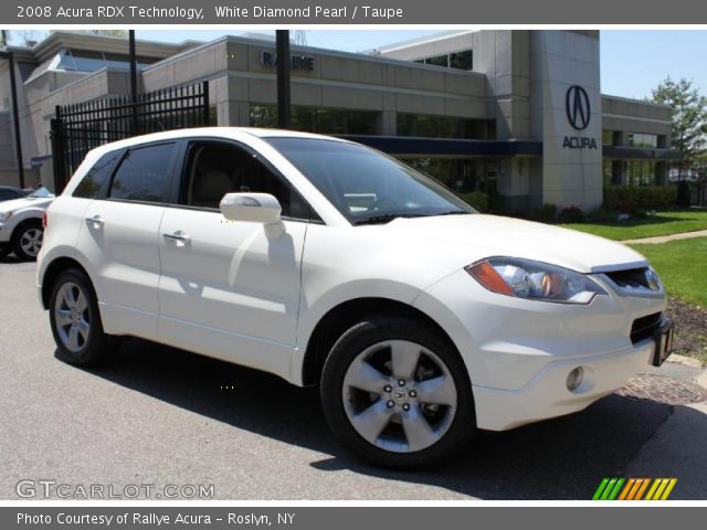 2008 Acura RDX Technology in White Diamond Pearl