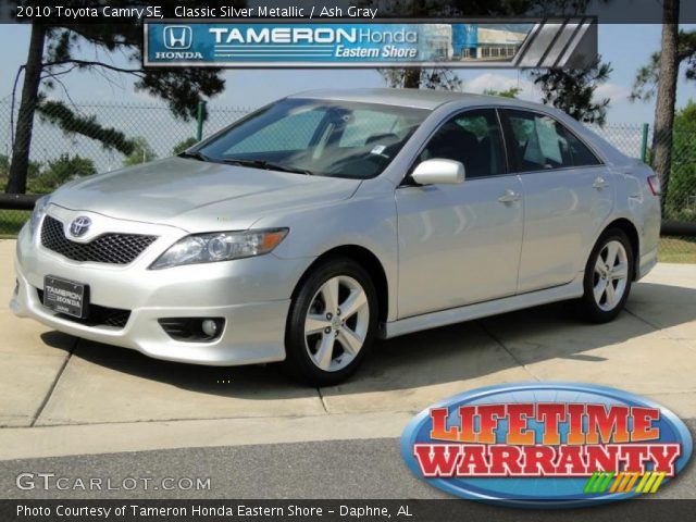 2010 Toyota Camry SE in Classic Silver Metallic
