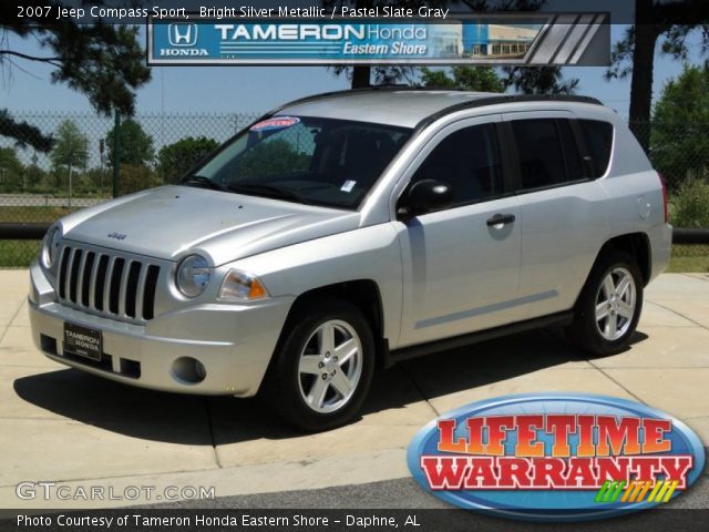2007 Jeep Compass Sport in Bright Silver Metallic