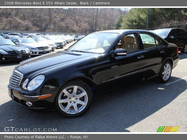 2008 Mercedes-Benz E 350 4Matic Sedan in Black