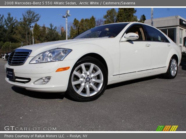 2008 Mercedes-Benz S 550 4Matic Sedan in Arctic White