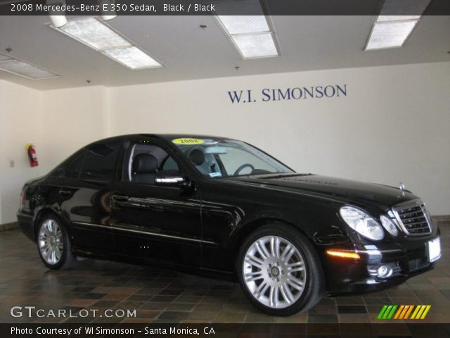 2008 Mercedes-Benz E 350 Sedan in Black