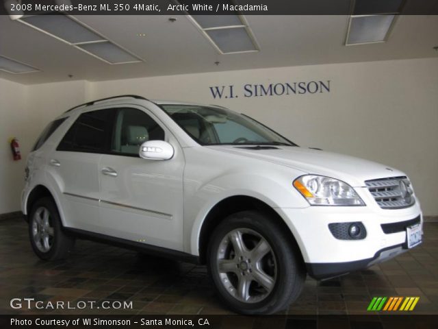 2008 Mercedes-Benz ML 350 4Matic in Arctic White