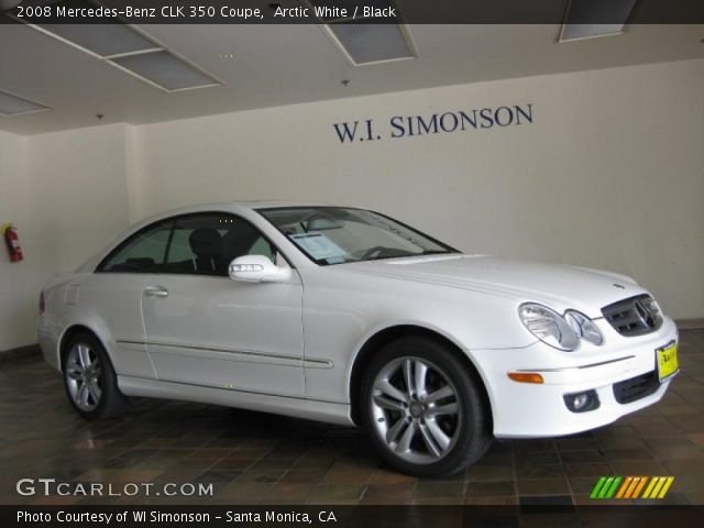 2008 Mercedes-Benz CLK 350 Coupe in Arctic White