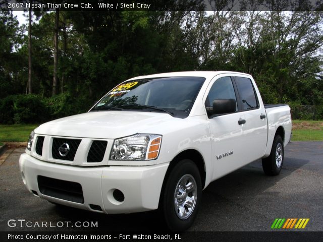 2007 Nissan Titan Crew Cab in White