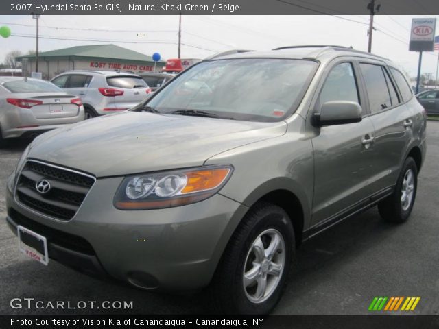 2007 Hyundai Santa Fe GLS in Natural Khaki Green