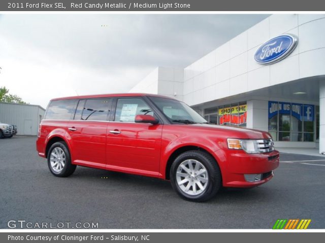 2011 Ford Flex SEL in Red Candy Metallic