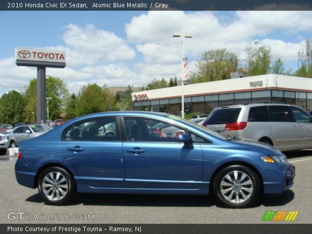 2010 Honda Civic EX Sedan in Atomic Blue Metallic