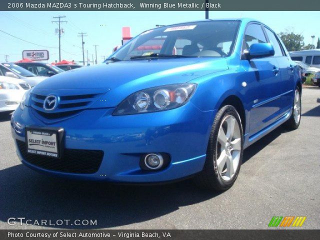 2006 Mazda MAZDA3 s Touring Hatchback in Winning Blue Metallic