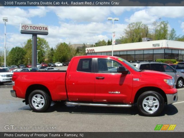 2008 Toyota Tundra Double Cab 4x4 in Radiant Red