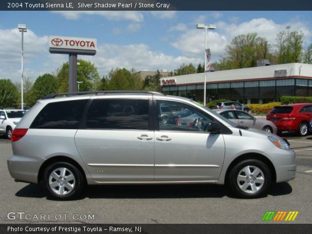 2004 Toyota Sienna LE in Silver Shadow Pearl