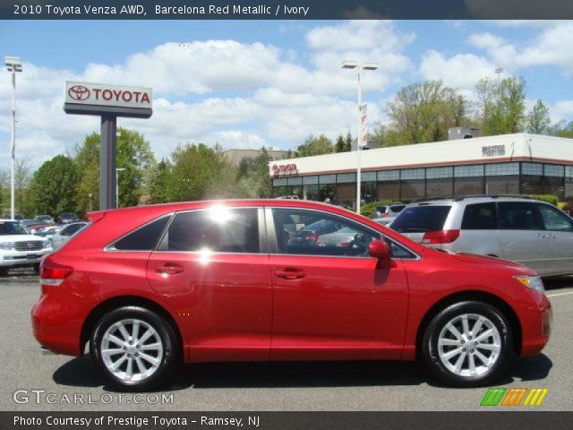 2010 Toyota Venza AWD in Barcelona Red Metallic