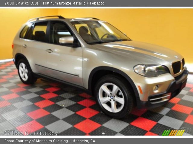 2008 BMW X5 3.0si in Platinum Bronze Metallic