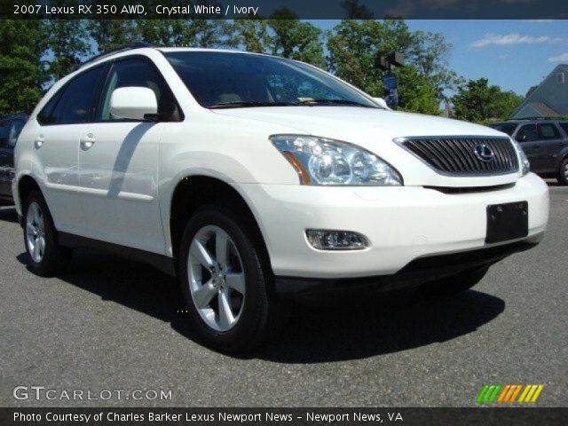 2007 Lexus RX 350 AWD in Crystal White
