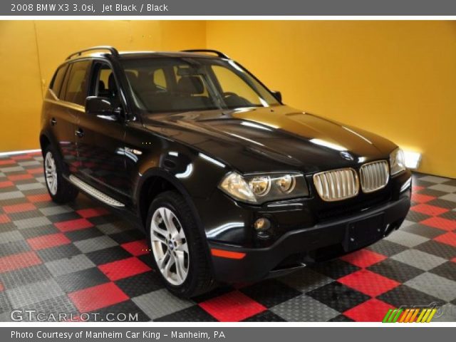 2008 BMW X3 3.0si in Jet Black
