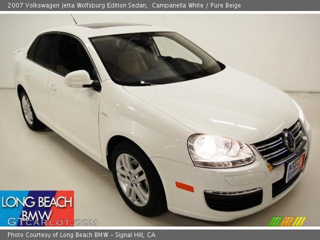 2007 Volkswagen Jetta Wolfsburg Edition Sedan in Campanella White