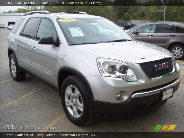 2008 GMC Acadia SLE AWD in Liquid Silver Metallic