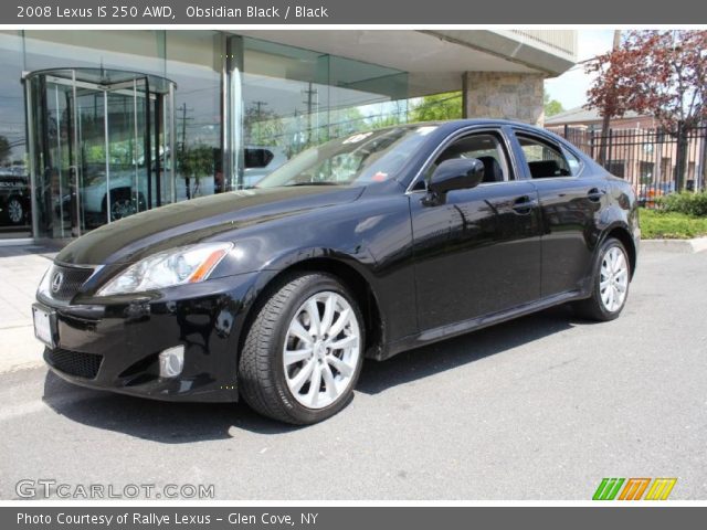 2008 Lexus IS 250 AWD in Obsidian Black