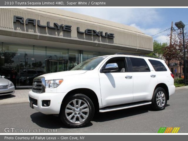 2010 Toyota Sequoia Limited 4WD in Super White