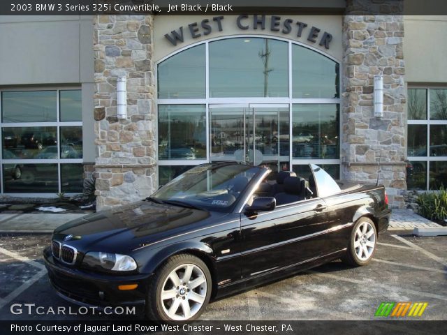 2003 BMW 3 Series 325i Convertible in Jet Black