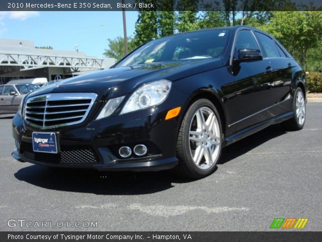2010 Mercedes-Benz E 350 Sedan in Black