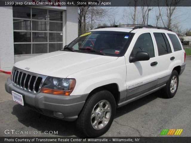 Stone White 1999 Jeep Grand Cherokee Laredo 4x4 Agate