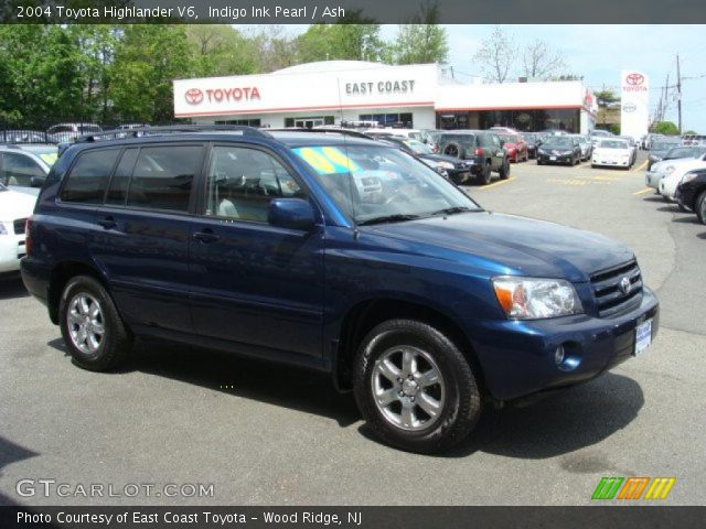 2004 Toyota Highlander V6 in Indigo Ink Pearl