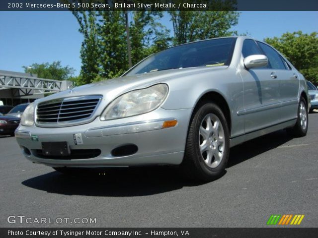 2002 Mercedes-Benz S 500 Sedan in Brilliant Silver Metallic