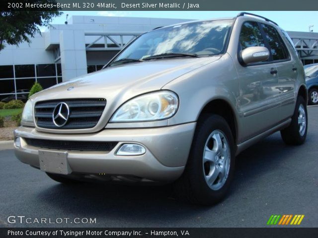 2002 Mercedes-Benz ML 320 4Matic in Desert Silver Metallic