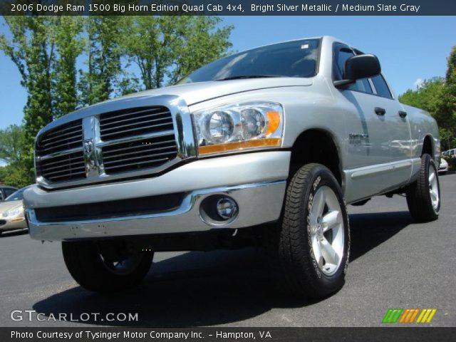 2006 Dodge Ram 1500 Big Horn Edition Quad Cab 4x4 in Bright Silver Metallic