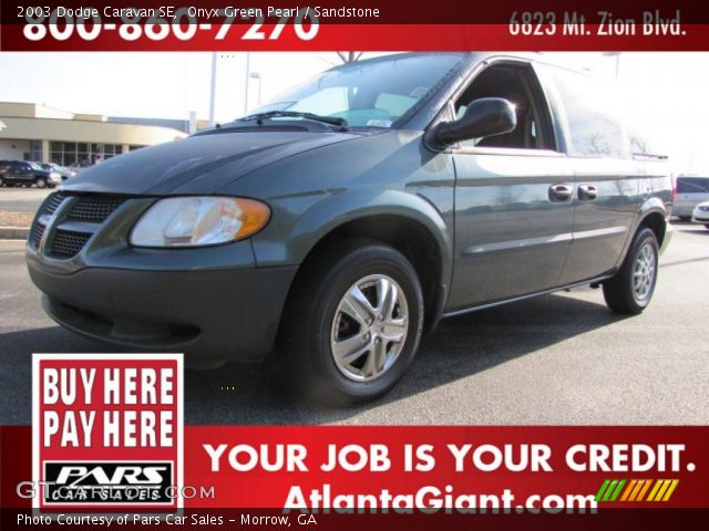 2003 Dodge Caravan SE in Onyx Green Pearl