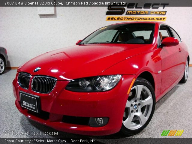 2007 BMW 3 Series 328xi Coupe in Crimson Red