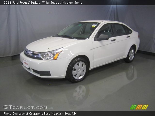 2011 Ford Focus S Sedan in White Suede