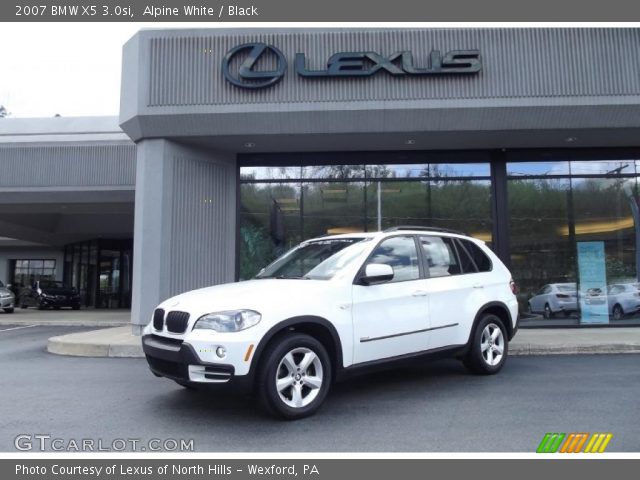 2007 BMW X5 3.0si in Alpine White