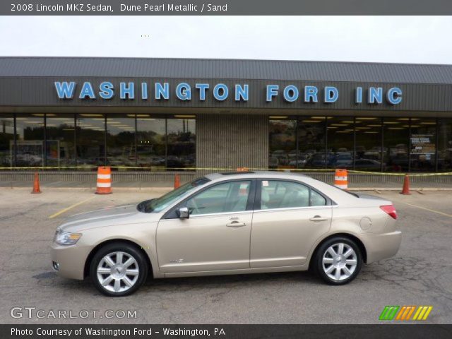 2008 Lincoln MKZ Sedan in Dune Pearl Metallic