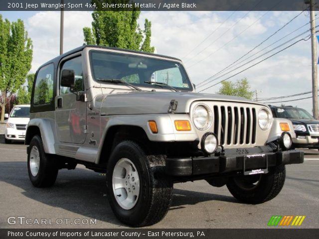 2001 Jeep Wrangler Sport 4x4 in Silverstone Metallic