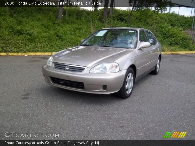 2000 Honda Civic EX Sedan in Titanium Metallic