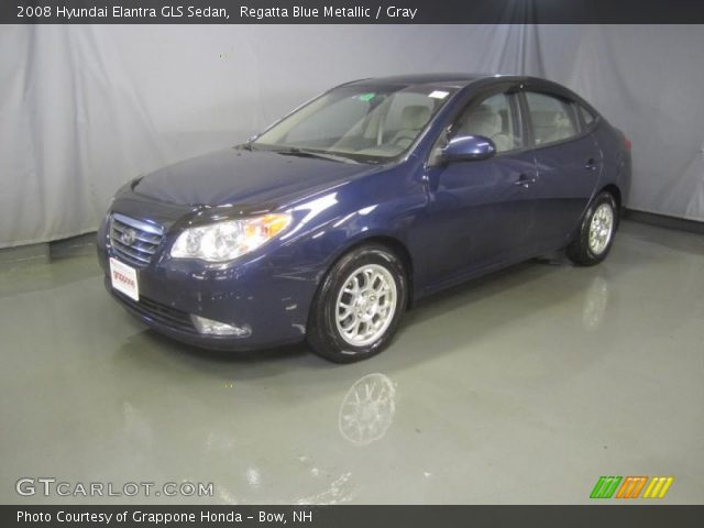 2008 Hyundai Elantra GLS Sedan in Regatta Blue Metallic