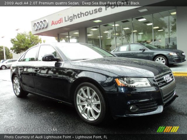 2009 Audi A4 2.0T Premium quattro Sedan in Deep Sea Blue Pearl Effect