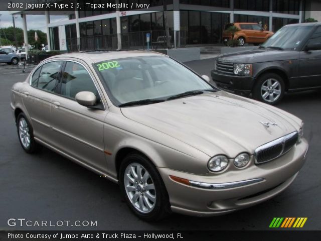 2002 Jaguar X-Type 2.5 in Topaz Metallic