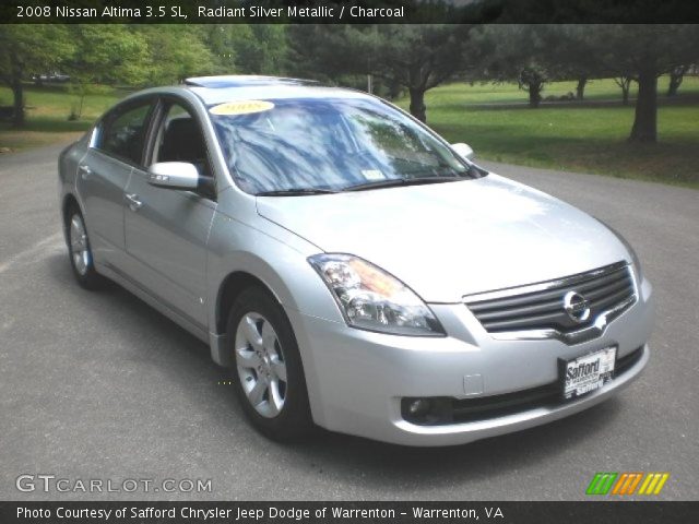 2008 Nissan Altima 3.5 SL in Radiant Silver Metallic