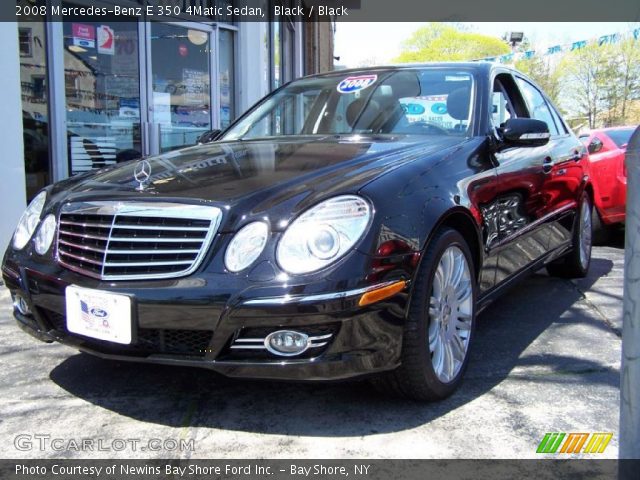 2008 Mercedes-Benz E 350 4Matic Sedan in Black