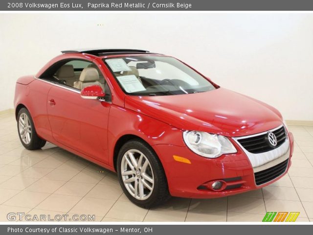 2008 Volkswagen Eos Lux in Paprika Red Metallic