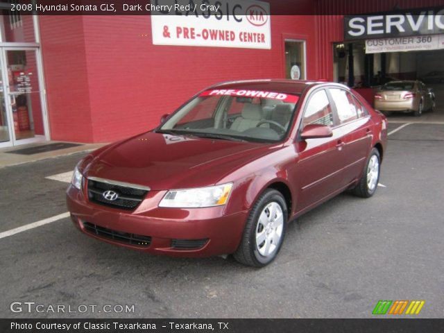 2008 Hyundai Sonata GLS in Dark Cherry Red