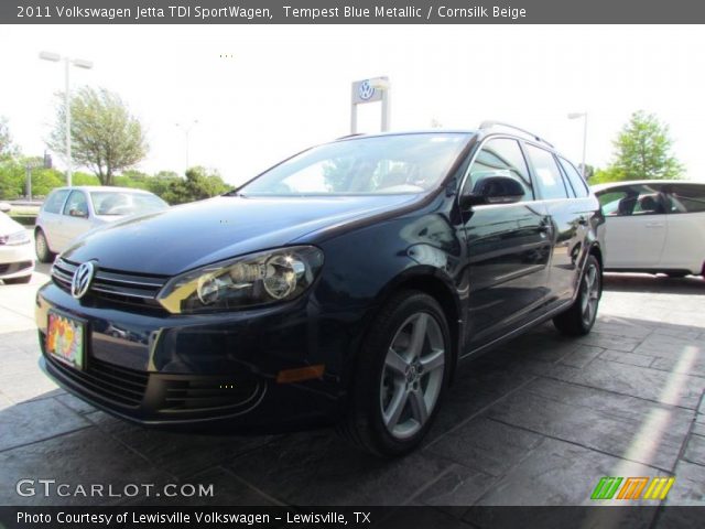 2011 Volkswagen Jetta TDI SportWagen in Tempest Blue Metallic